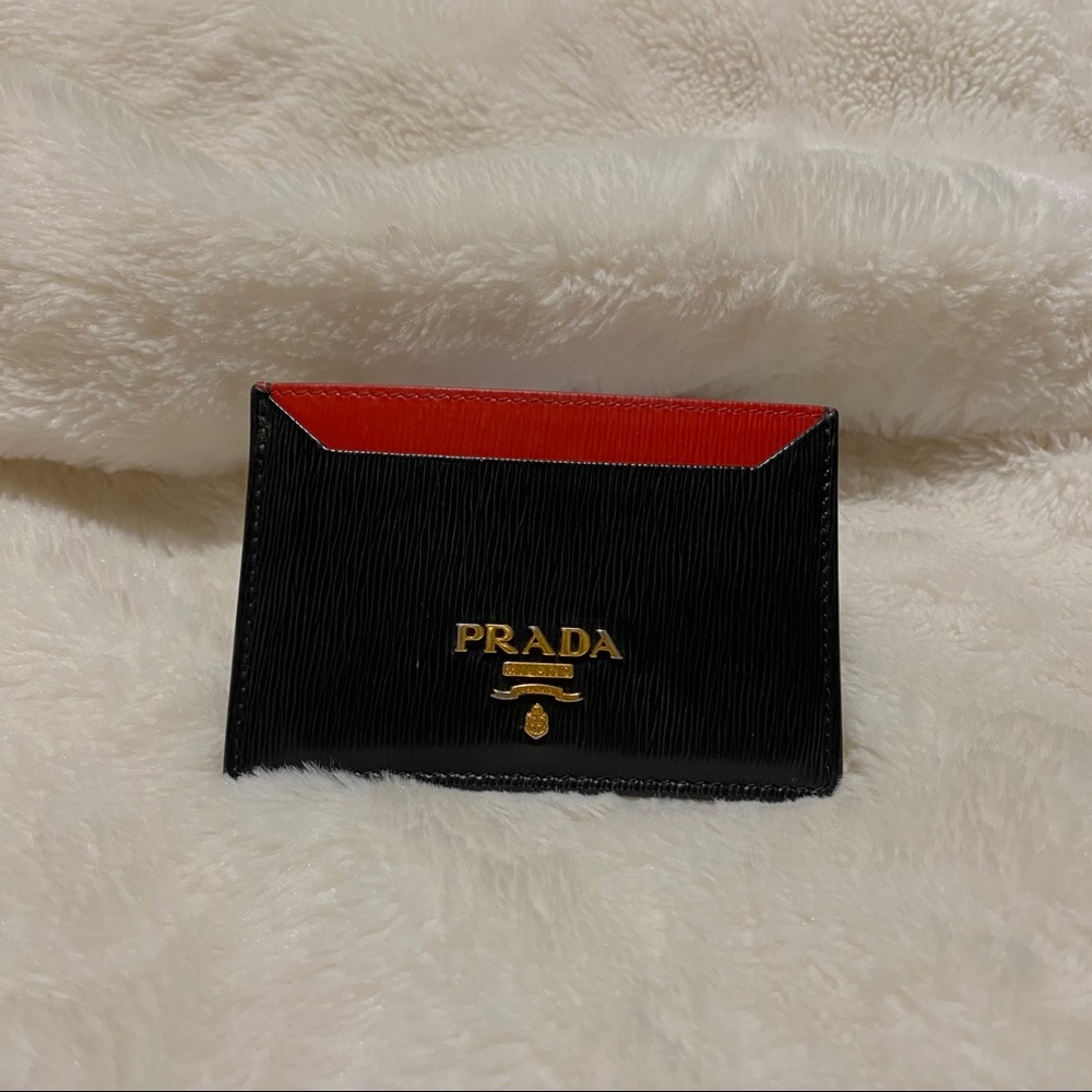 Prada Leather Wallet Card